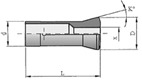 Spannzange 9001E / P25 78-334